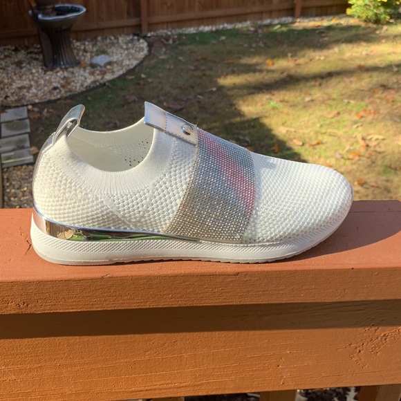 Nine West - Aia Slip On Sneakers Whiteknit – Womens - Picture 7 of 10